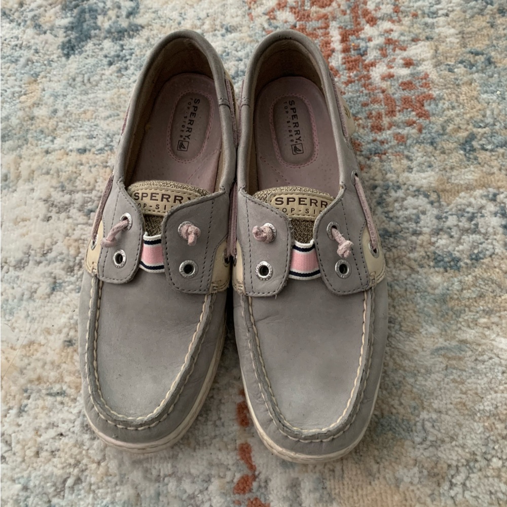 Sperry, Pink & Grey, Women’s 6